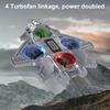 Kinder Fernbedienung Flugzeug Spielzeug mit LED Lichtern 360 Grad Stunt Flip Mini EPP Schaumstoff Kampfjet Modell Anfänger Kinder Erwachsene 2,4 GHz RC Flugzeug