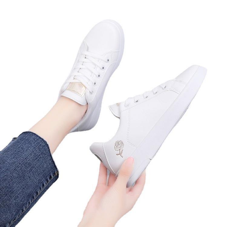 Spring Shoes 22 New Sub-spring Board Shoes Student Casual Spring and Autumn Flat-bottomed Lace-up Single Shoes