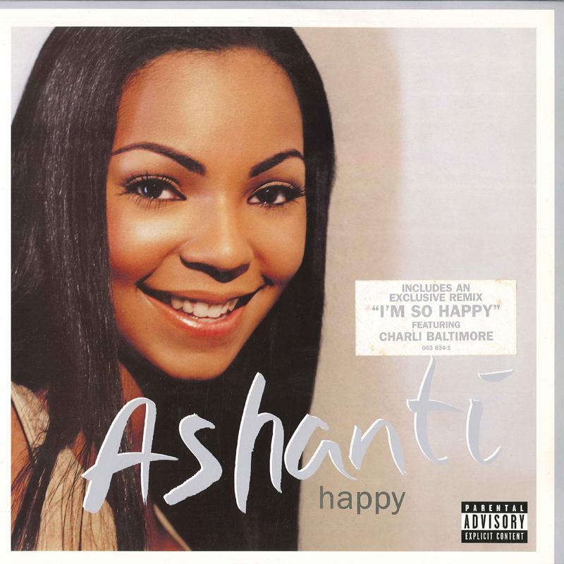 

12inch Record ASHANTI - Happy 638241 AJM 2002 UK Rap & Hip-Hop/R&B Used