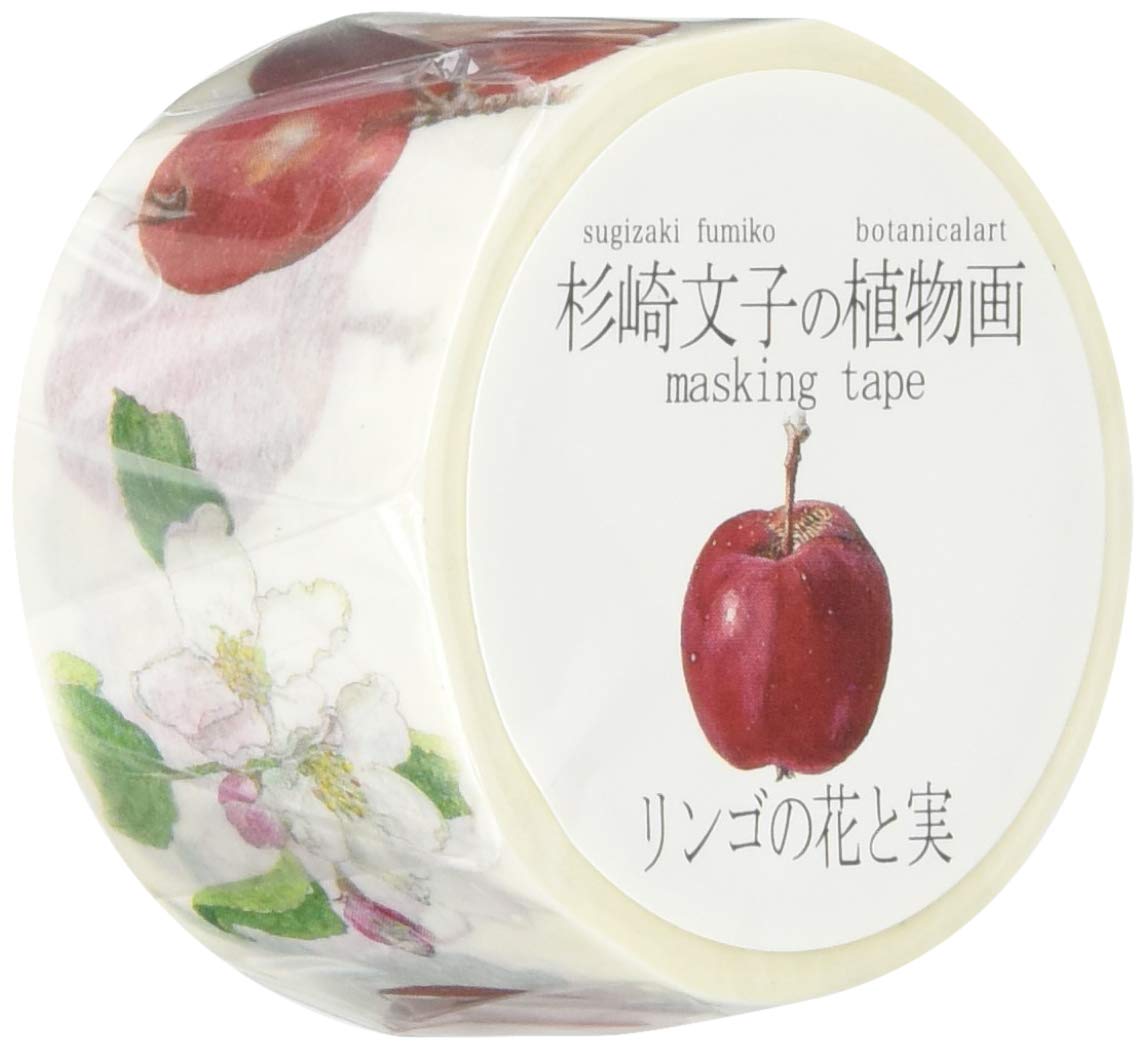 Kamiiso Sangyo Masking Apple Blossoms and 25mm x Tape, Fruits, 5m, GR-0023
