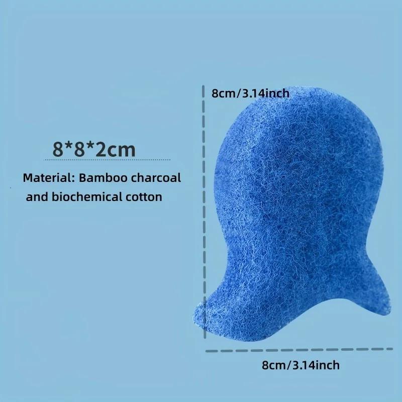 

5pcs washing machine dedicated adhesive hair remover suitable for laundry синий