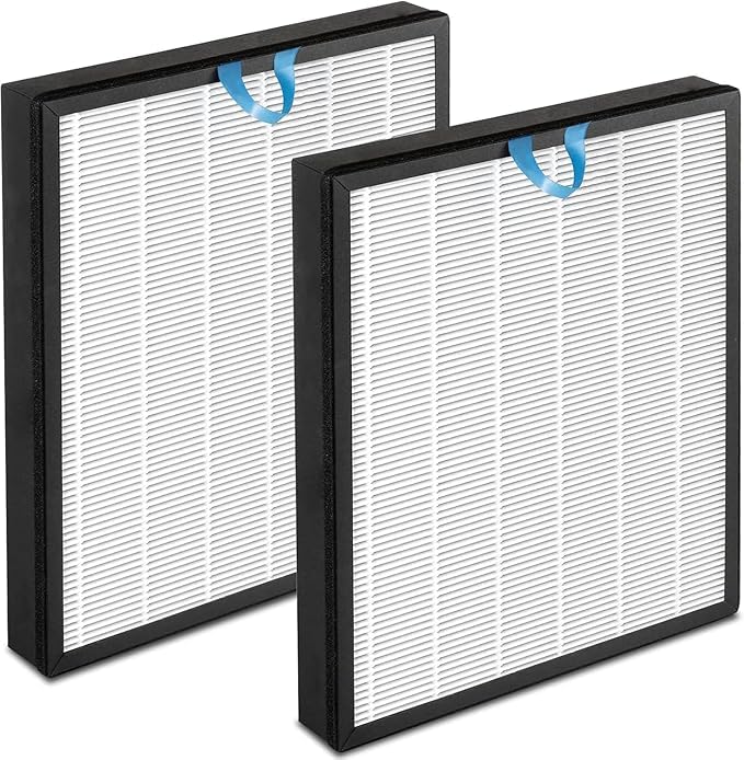 LOGLANDO Replacement Filter for Levoit Vital 100S Air Purifier - Vital 100S Pet HEPA Filter (Dust Collection, Deodorization, Pollen Removal) - 2-Pack