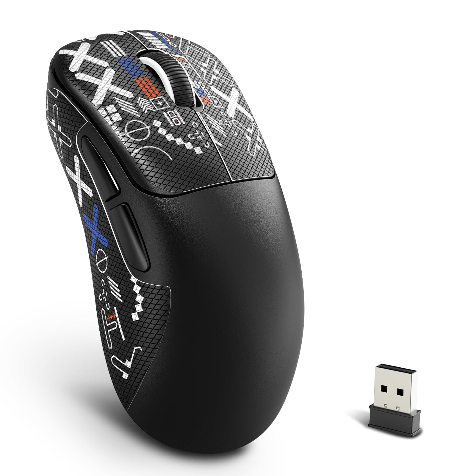 

ZIYOU LANG T700 Ultra-Lightweight Wireless Gaming Mouse with 3 Modes: Wireless, Wired, and Bluetooth. 59g, 10000 DPI, 6-Level Adjustment, S203 Chip,