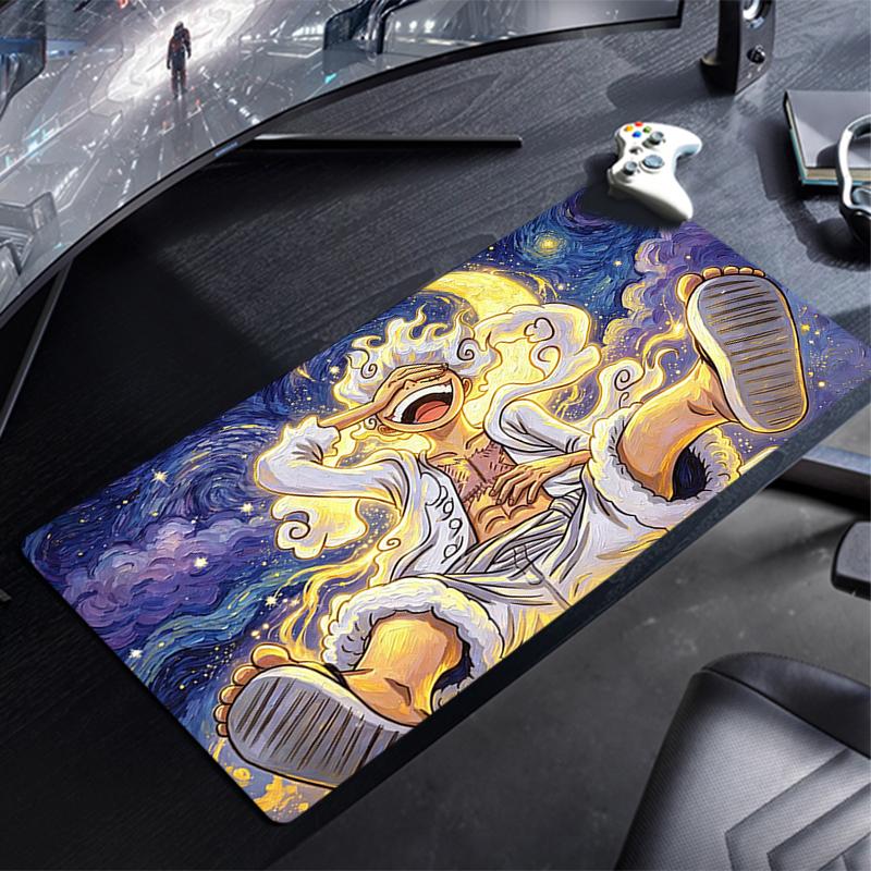 Mouse Pad One Piece New Anime Gamer Large Xxl Keyboard Desk Mouse Mat Carpet Rubber Tapis Souris Gaming Notbook Mousepad