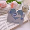 10Pcs 3D Heart Pop Up Greeting Card for Fathers Day Birthday Thank You Message Foldable Card with Love Shape Decoration Personalized Writing Space