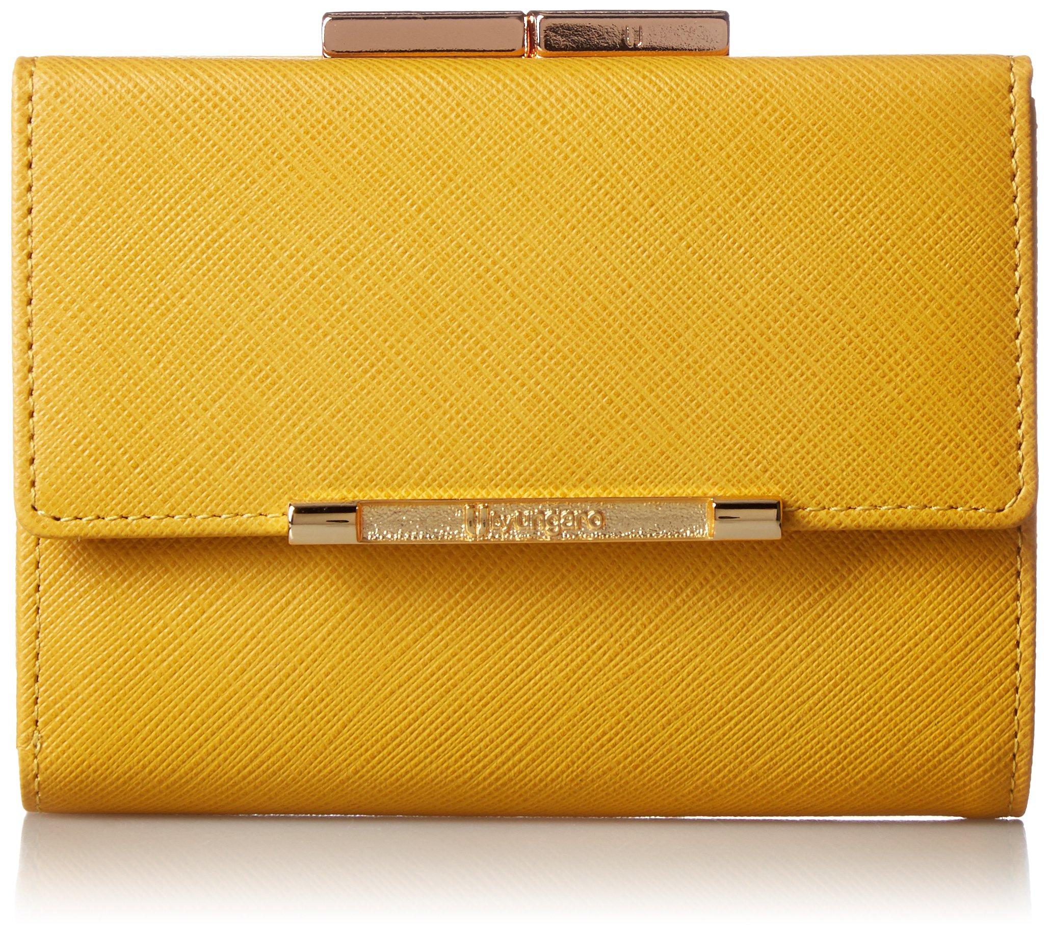 

U by Ungaro Eiger Folding Wallet with Clasp and Key Ring, UULW6AS4, 70, Yellow