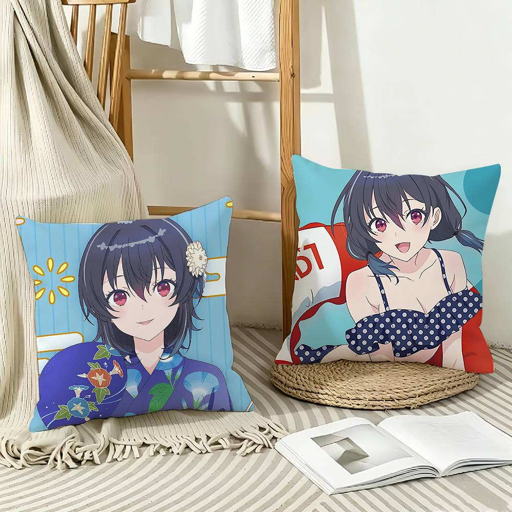 Sweet Umi MMaki Asanagi Pillow Case Pattern Printed Pillowcase For Living Room Sofa Cushion Cover
