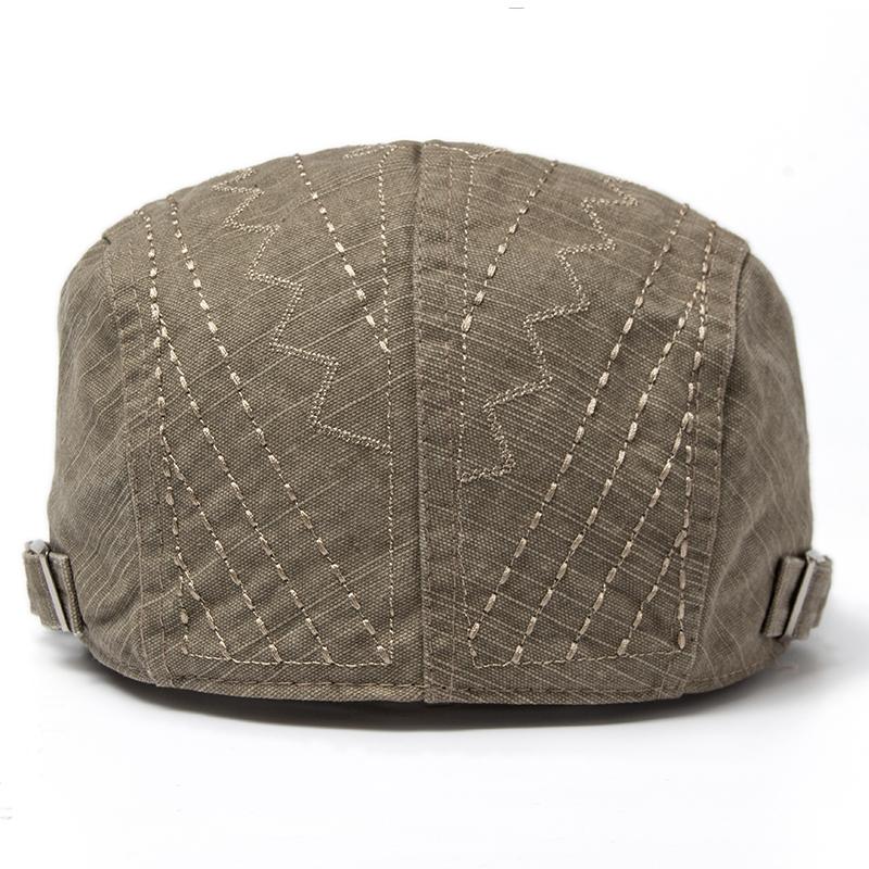 Beret Men's Vintage Newsboy's cap Casual Visor Hat Summer Fashion Cotton Flat Caps For Men Original Brand Berets Adjustable