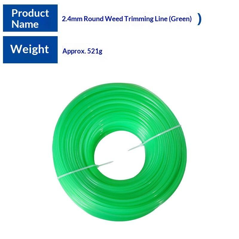 Applicable Lawn Mower Mowing Rope Round 1.6 Blue/green/orange Round 100m Lawn Rope