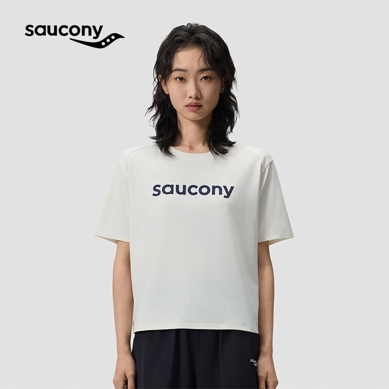 Женская спортивная футболка Saucony 2026 Летний городской стиль жизни M