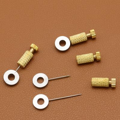 5 Pcs Suture Positioning Needle Diy Manual Leather Suture Clamping Fixed To Prevent Cutting Hole Dislocation Leather Tools