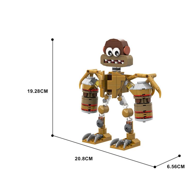 Game Series Water MonsteChoir Model Building Blocks Cartoon Boys Assembled Music Robot Decorative MOC Bricks Toys Holiday Gifts