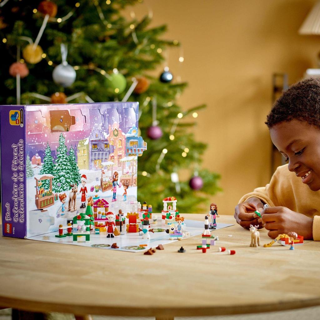 LEGO Friends LEGO® Friends Advent Calendar 41706, a toy block gift for girls ages 6 and up, perfect for holidays and anniversaries.