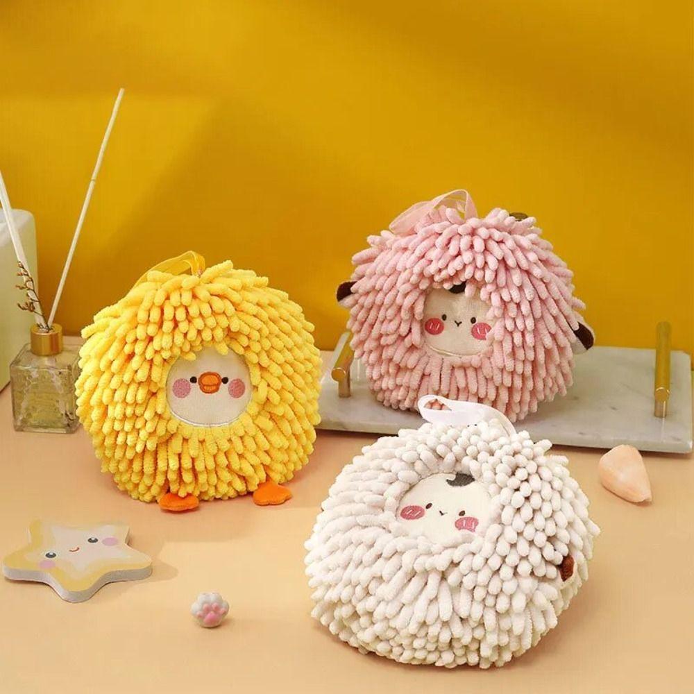 

Microfiber Handwipe Ball Cute Hands Towel Bathroom Supplies Wipe Ball Towel Kids