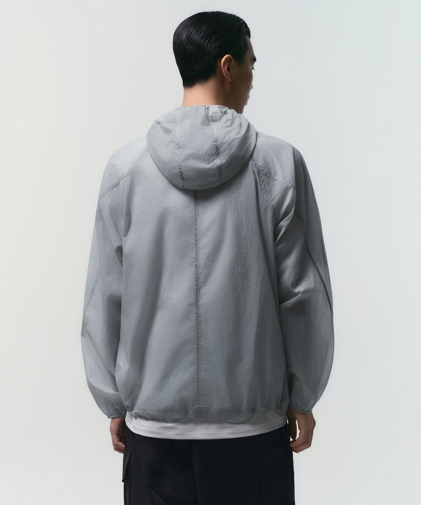 Musinsa Standard [City Leisure] Sheer Windbreaker Jacket [Light Grey]