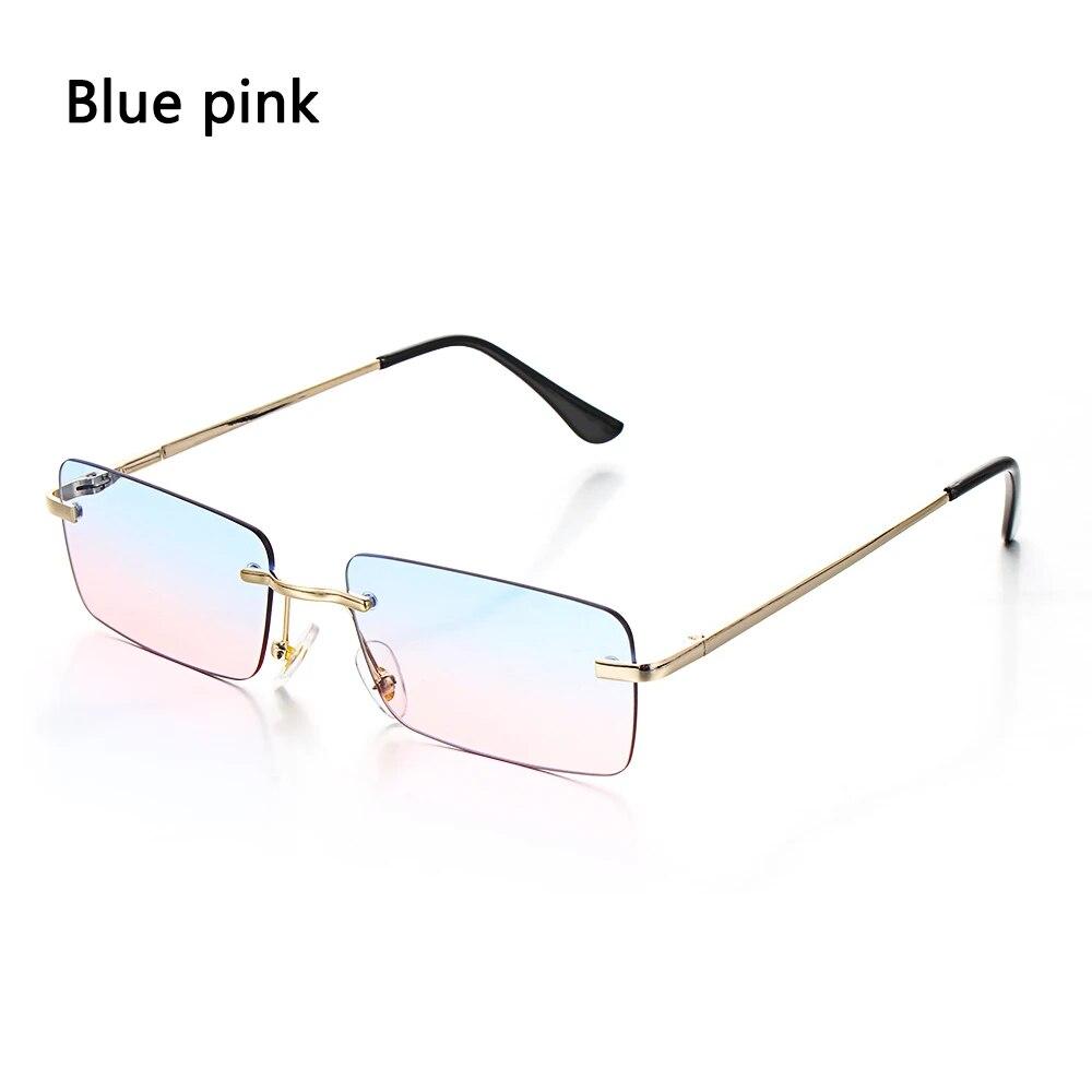 1PC Vintage Rectangle Sunglasses Luxury Gradient Eyewear Unisex Fashion Designer Sun Glasses UV400 Protection Eyeglasses