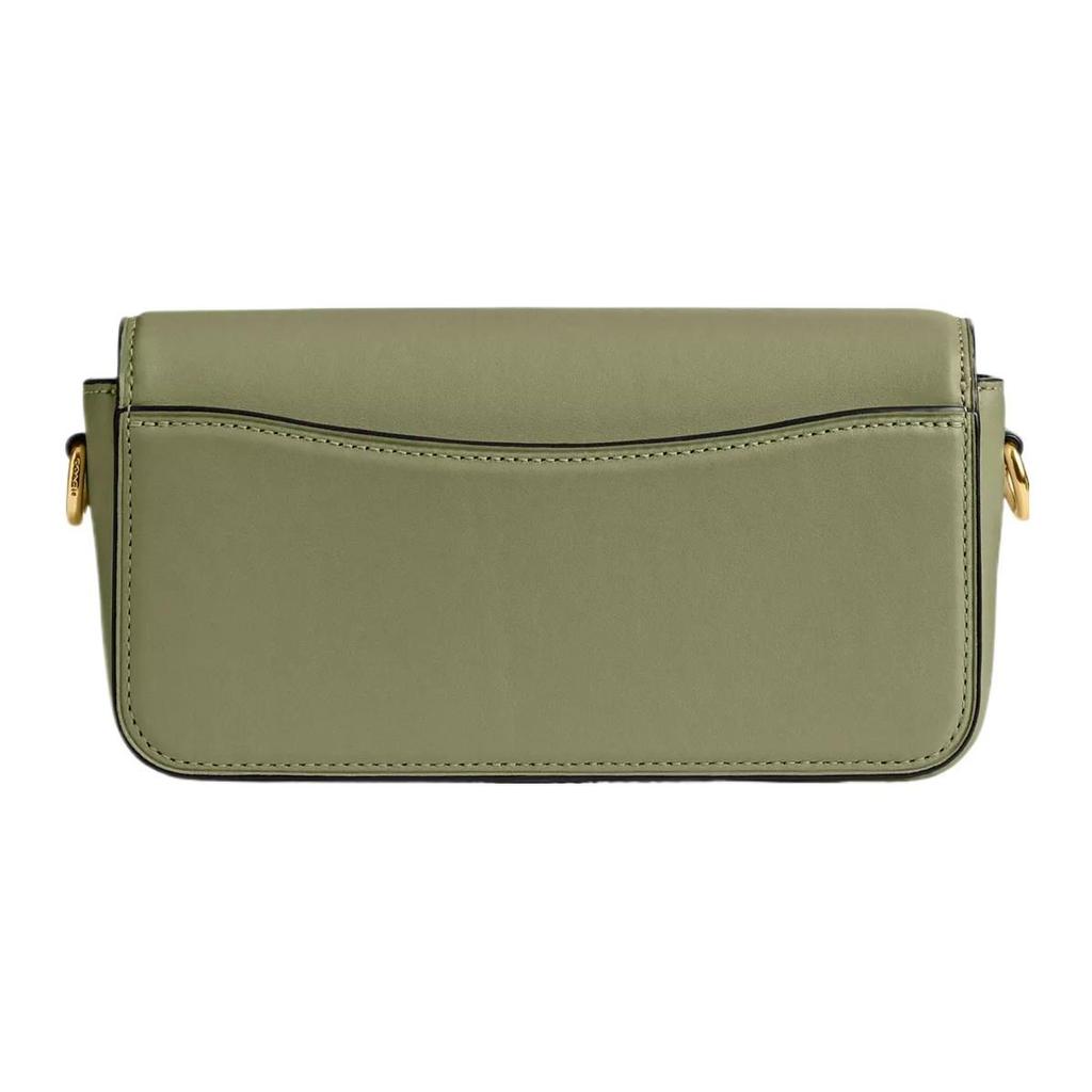 Coach Studio 20 Gold Label Klappenverschluss Kartenfach Handschuhgegerbtes Leder Handtasche Umhängetasche Klein Damen Taschen Messing Moos CE331-B4MX
