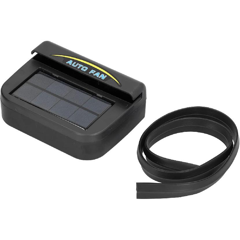 Air Vent Radiator Window Windshield Auto Air Vent,Solar Powered Car Exhaust Fan Solar Ventilator Car Radiator Fan, Radiator Ventilator System, 0.5W,