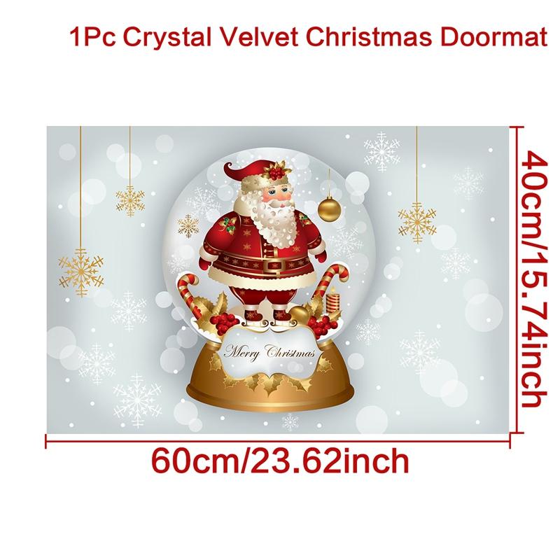 Christmas Carpet Santa Claus Mats Merry Christmas Decor For Home 2025 Living Room Children Bedroom Navidad Happy New Year Gifts