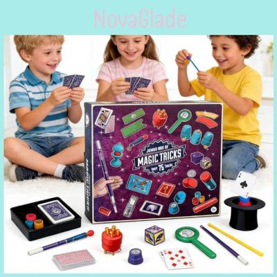 Magic Trick Set For Kids With Plastic Props And Stage Performance Skills For Holiday Gifts