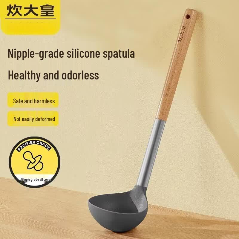 COOKER KING Silicone Spatula and Ladle Set