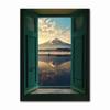 Nordic Window Outside Landscape Poster Interior Scenery Canvas Painting Abstract Wall Art for Room Home Decoration Print Picture