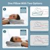 Cervical Pillow Ergonomic Neck Support Pillow Relief Odorless Orthopedic Contour Memory Foam Pillow Bed for Back Stomach Sleeper