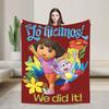 Super Warm Blanket Decorative Dora The Explorer Bedding Throws  Flannel Bedspread For Couch Chair Sofa Bed Sofa Bed Cover