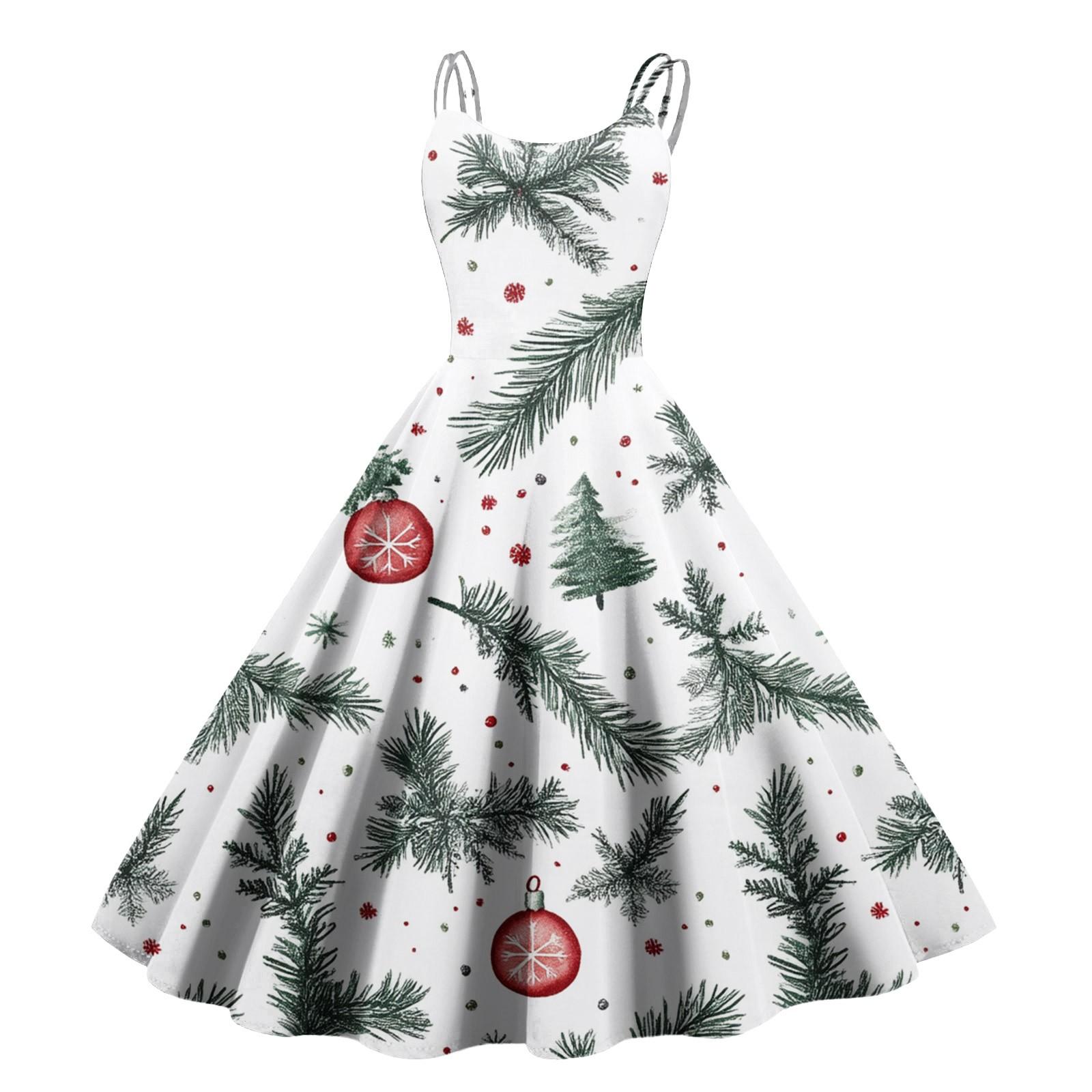 

Женское рождественское платье со снежинками и сексуальным облегающим принтом с открытыми плечами в стиле панк-ретро XL