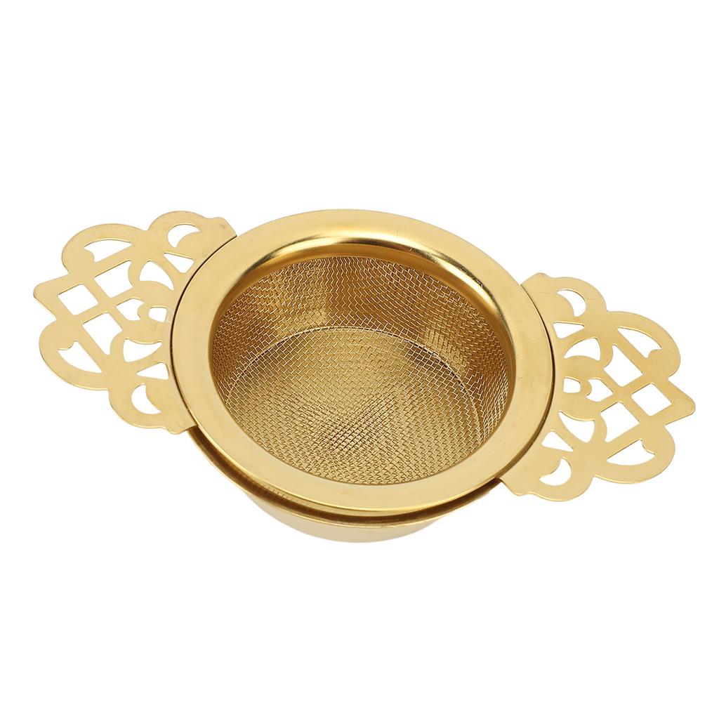 Tea Infuser Filter 304 Stainless Steel Insulated Base Fine Mesh Tea Strainer Bowl for Brewing