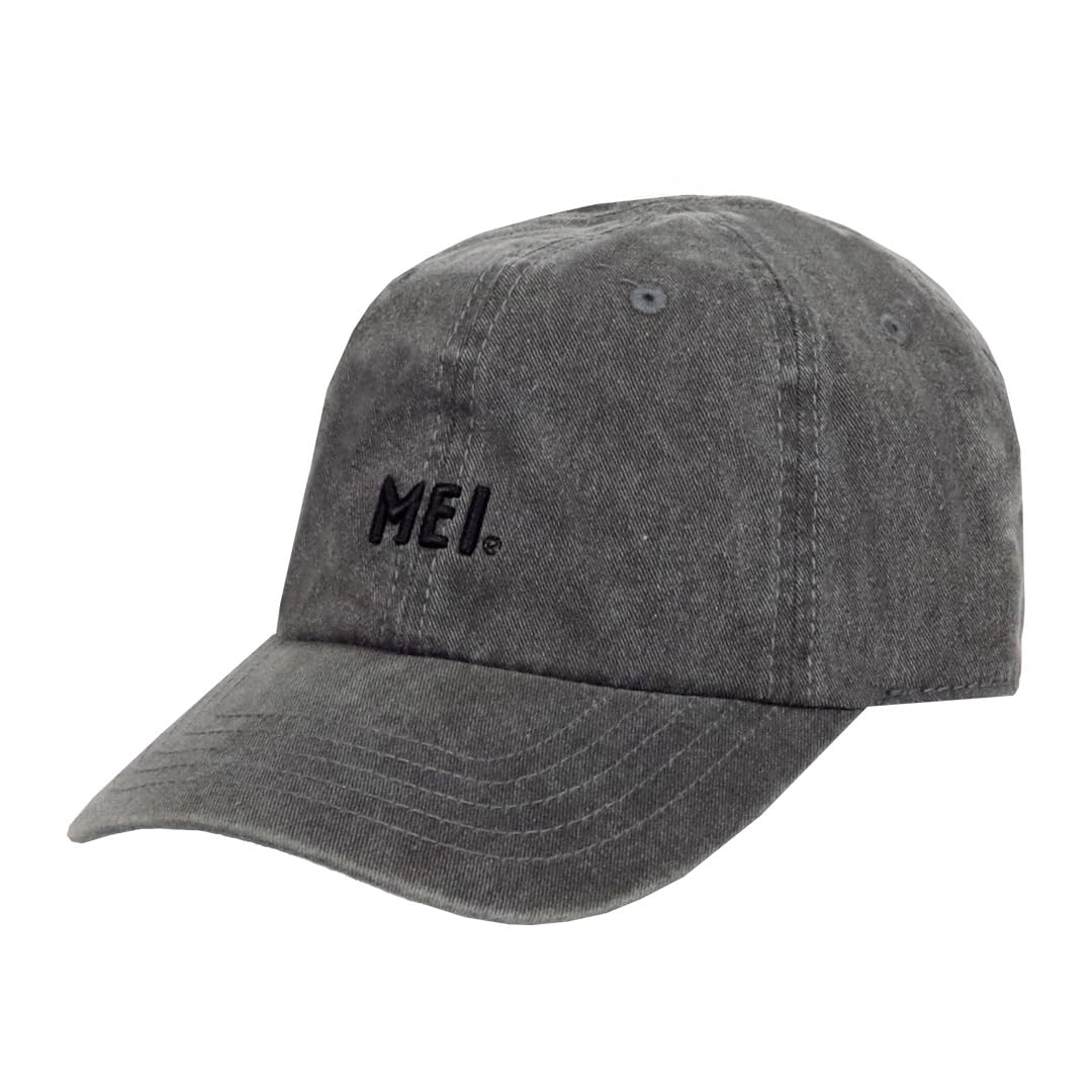 

Low Cap Pigment Cap Logo Embroidery Hat Distressed Unisex Outdoor American Casual Black Black [MEI] [MEI] Men s Women s