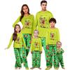 Parent-child Christmas Print Home Suit Long-sleeved Top And Pants
