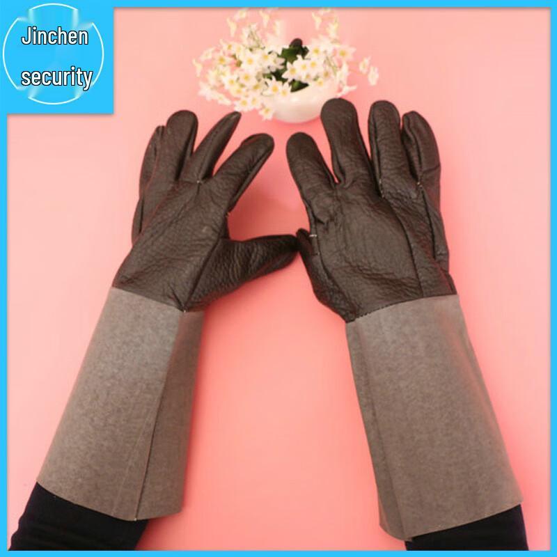 Maihan Cowhide Long Welding Gloves 38cm Extended