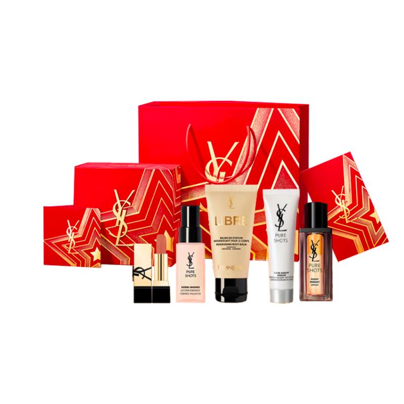 

SAINT LAURENT Night Reboot Repairing Serum Set Hydrating Moisturizing 2 Five Piece Set, Birthday Gift For Girlfriend Gentle