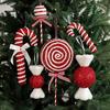Christmas Tree Candy Cane Decoration Sweet Sparkling Candy Model with String Christmas Lollipop Cane Decorations Set for Tree