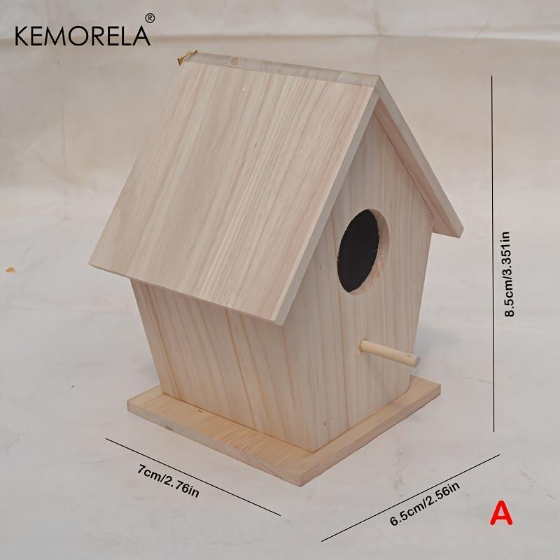Домик для домашней птицы Деревянный домик для птиц Теплый ящик для выведения птенцов Натуральная деревянная клетка для птиц Домик для птиц Деревянный ящик Место для отдыха