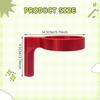 Instant Noodle Cup Handle Anti Scald Protection Versatile Practical Reusable with Fork Slot Soup