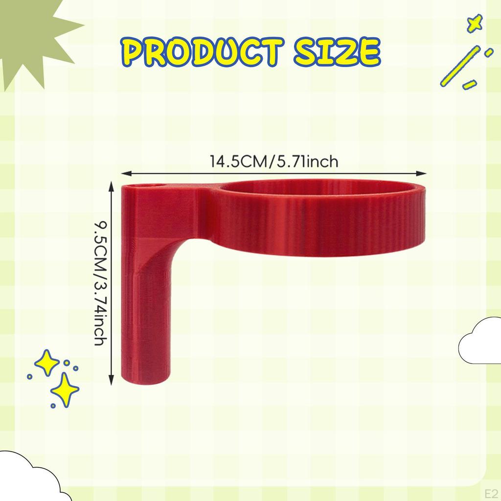 Instant Noodle Cup Handle Anti Scald Protection Versatile Practical Reusable with Fork Slot Soup