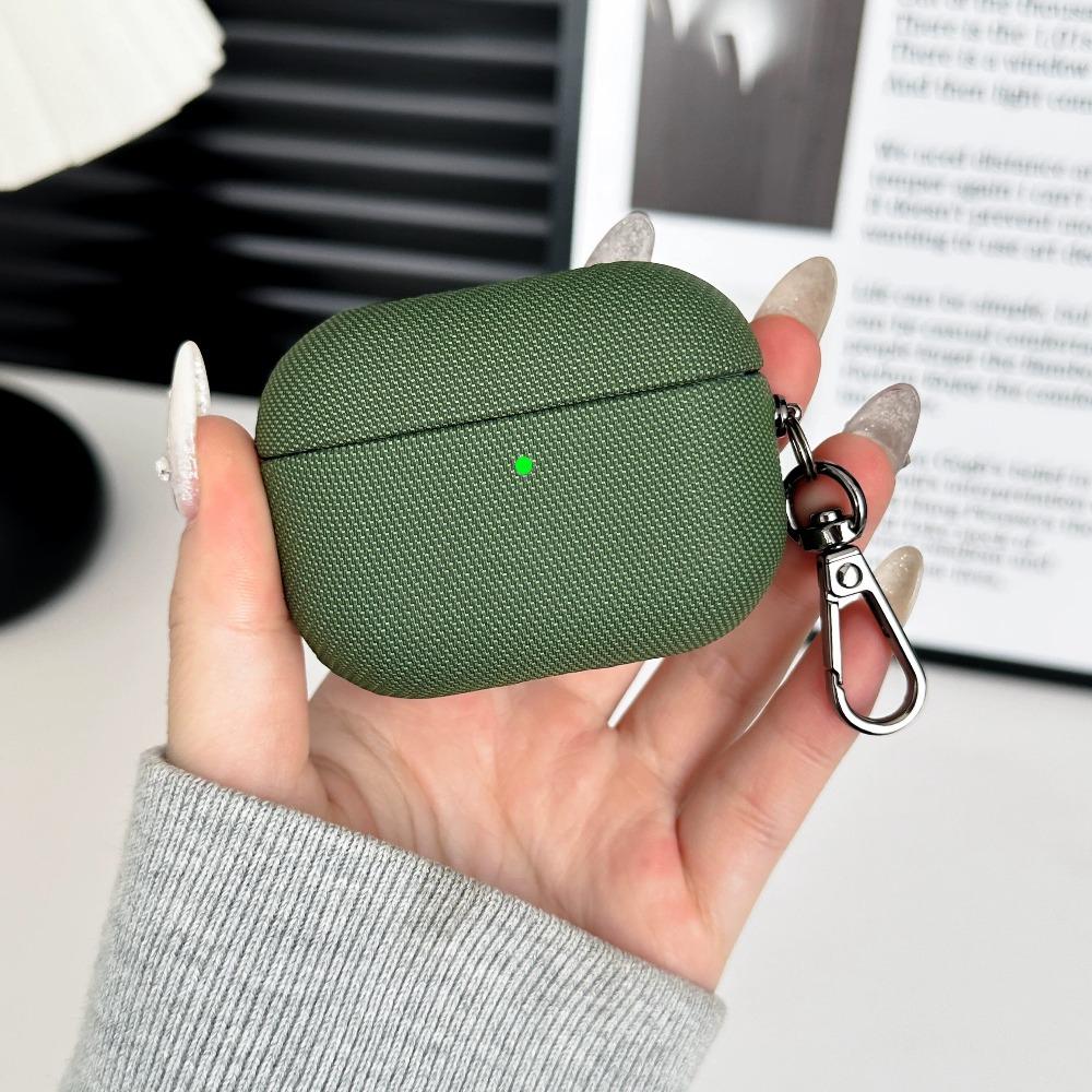 High Quality Original Technology Woven Earphone Case For APPLE AirPods Pro 3/2 Airpods4/3/2 with Hook Protection Headphone Cover
