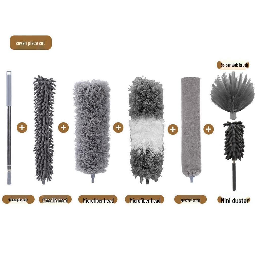 Retractable Super Long Feather Duster for Home and Car Cleaning