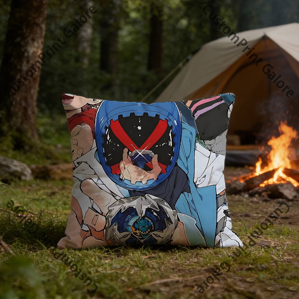 Jaxon Cross BBeyblade Square Throw Pillow Cover Multiple Sizes Soft for Sofa Bedroom Living Room Home Decorative