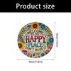 Welcome to Happy Place Don't Ruin It Wall Signs Welcome Sign for Front Door Wooden Wall Signs for Office Home Decors