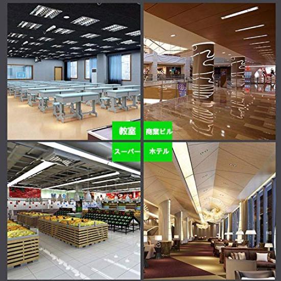 LED Fluorescent Light Bulb, 40W, Straight Tube, Daylight White, 120cm, 2300LM, No Glow Installation Required, Energy-Saving, Factory Lighting,