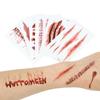 Waterproof Big Mouth Face Sticker Bloody Makeup Halloween Horror Tattoo Stickers   Party Supplies