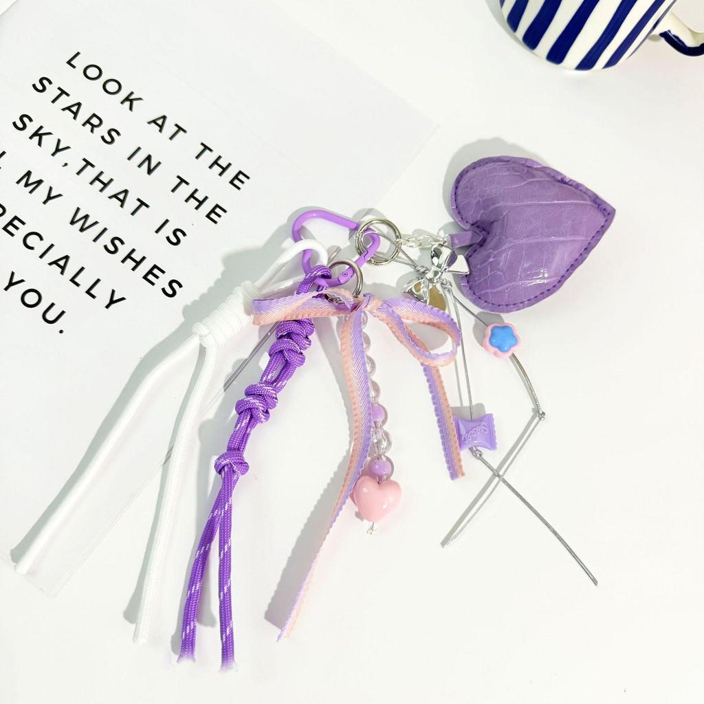 Seria Miu Lalka z tkaniny DIY Blind Box Zawieszka - Modny dodatek do zabawki, Seria Fioletowa