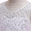 New 2026 Style Girls' Color Block Puffy Princess Formal Wedding Flower Girl Dress
