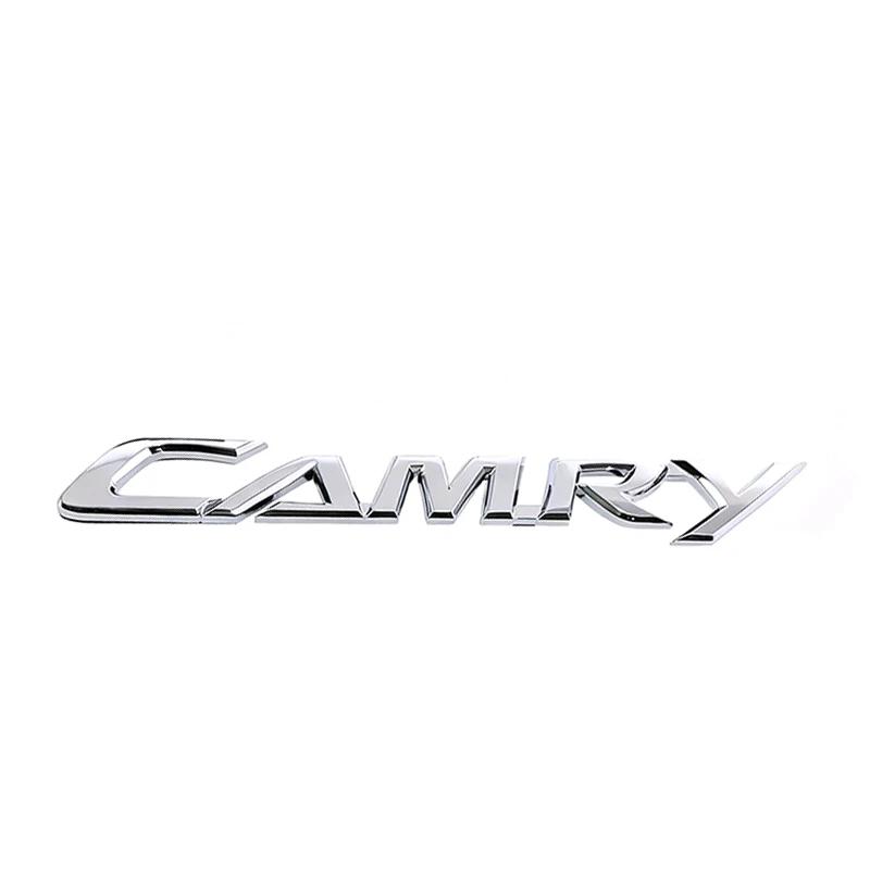 

NEW ABS Car Body Trunk Emblem CAMRY Logo Sticker For Toyota CAMRY 2006-2018 Badge Auto Rear Letter Decal Exterior Accessories