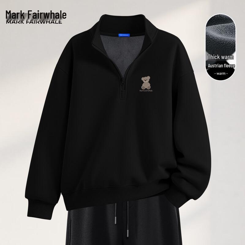 Mark Fairwhale Men s Half-Zip Fleece Sweatshirt L