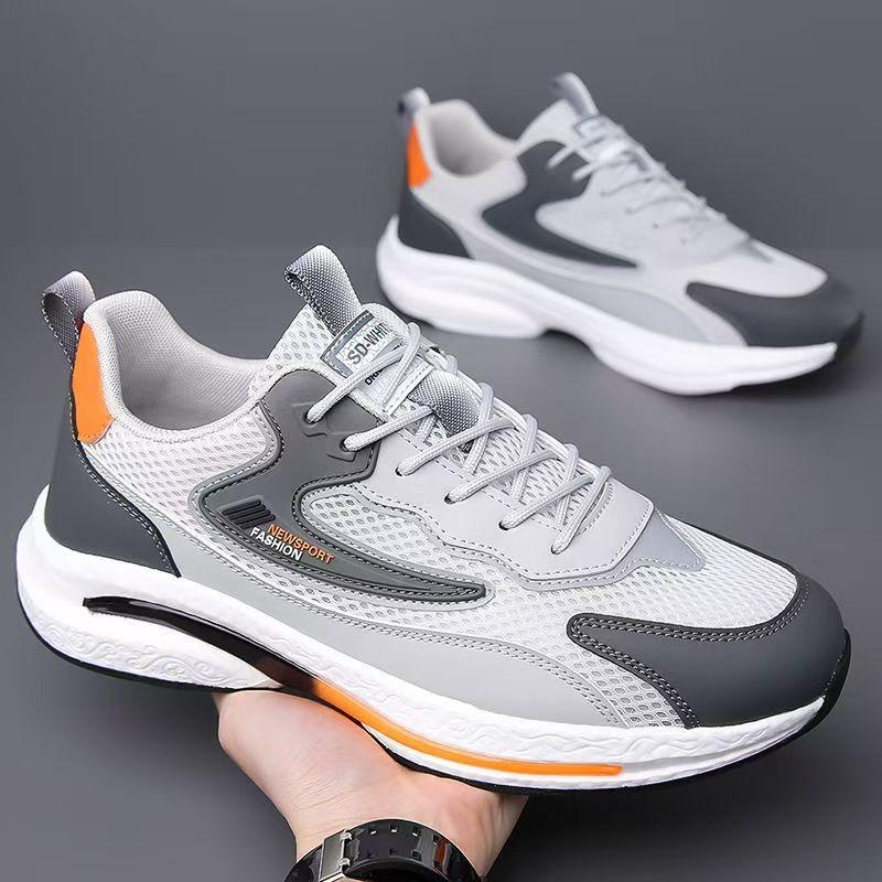 Neue Herren-Sneakers Mesh Atmungsaktive Freizeitschuhe Mode Sportschuhe Laufschuhe Luxus Tenis Trainingsschuhe für Herren