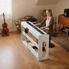 Weighted Digital Piano, 88 Keys Fully Weighted, Electric Piano Keyboard with Furniture Stand, Power Adapter, Triple Pedal, Record Function, 280 Tones,